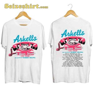 Arkells At Your Service 2023 Tour Canadian Pop-rock Concert T-Shirt