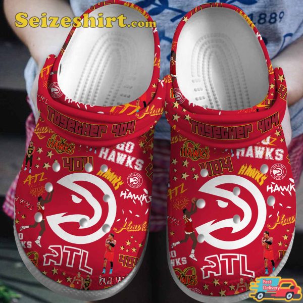 Atlanta Hawks Music Victory Tunes Vibes Champions Celebration Melodies Comfort Clogs Shoes