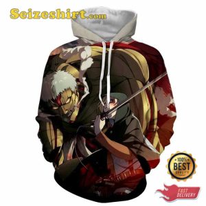 Attack On Titan Armored Reiner And Annie Perfect Print Hoodie, Sweatshirt, T-shirt 3D