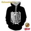 Attack On Titan Dope Scout Regiment Logo Survey Corps Hoodie, Sweatshirt, T-shirt 3D