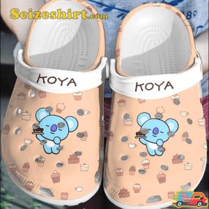 BT21 Koya Cute BTS Pattern Clogs Shoes