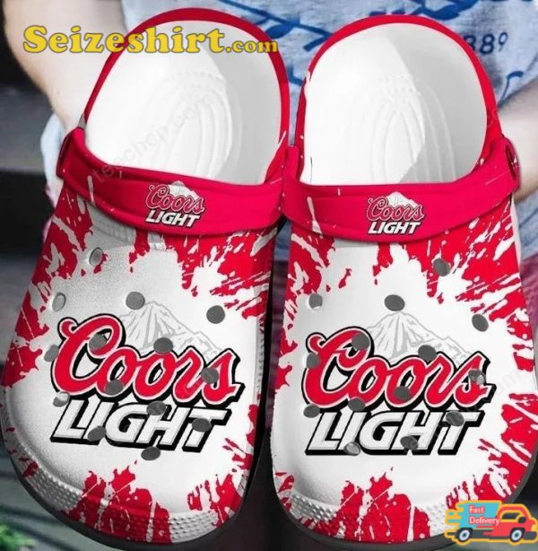 Blue Mountain Magic Coors Light Beer Lover Clogs