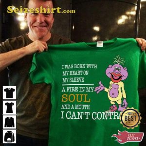 Born With My Heart On Me Sleeve Laugh with Jeff Dunham Shirt