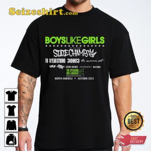 Boys Like Girls Concert 2023 The Speaking Our Language Tour T-shirt