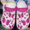 Breast Cancer Awareness Christian Faith Hope Love Crocband Clog Shoes