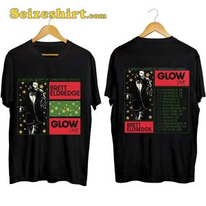 Brett Eldredge Glow Live Tour 2023 Xmas Concert T-shirt