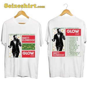 Brett Eldredge Glow Live Tour 2023 Xmas Concert T-shirt