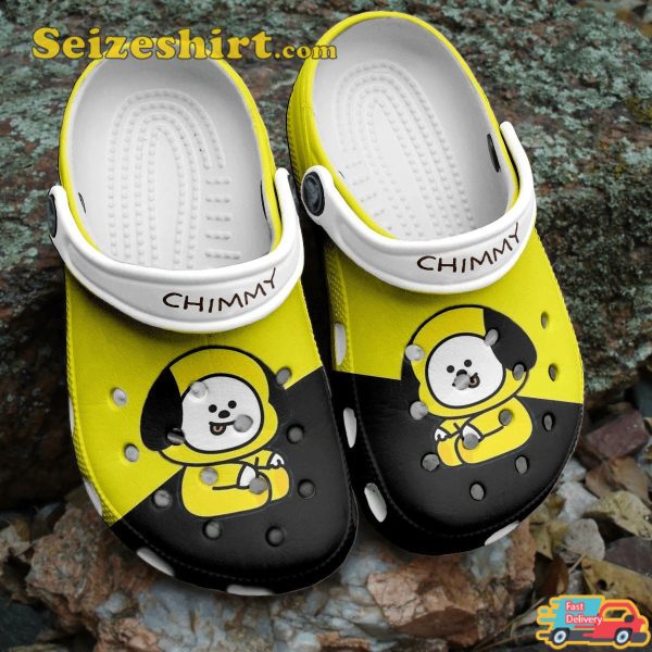 Bts Jungkook Pattern BT21 Chimmy Crocband Clogs