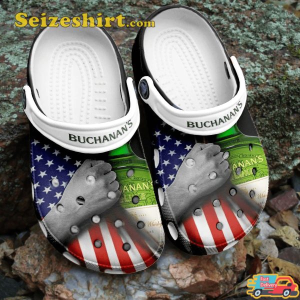 Buchanan Whisky Blended Scotch Whisky American Flag Crocband Shoes