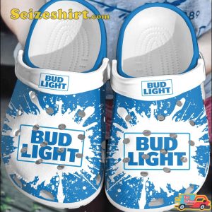 Bud Light Beer Easy To Drink  Easy To Enjoy Clogs Shoes