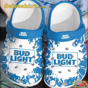 Bud Light Beer Easy To Drink  Easy To Enjoy Clogs Shoes