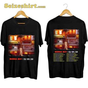 Burna Boy I Told Them Tour 2023 Concert Gift for fans T-Shirt
