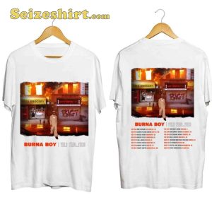 Burna Boy I Told Them Tour 2023 Concert Gift for fans T-Shirt