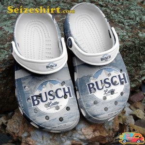 Busch Latte Beer Chill Vibes Cooler Beer Lover Crocband Shoes