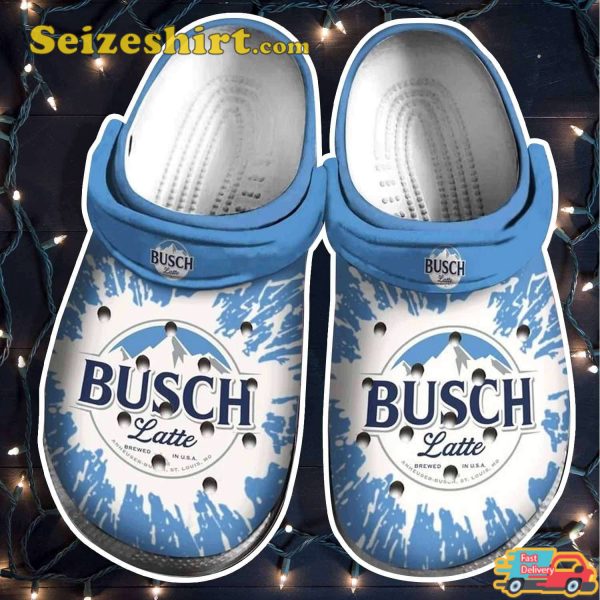 Busch Latte Busch Light The Sound of Refreshment Beer Lovers Clogs