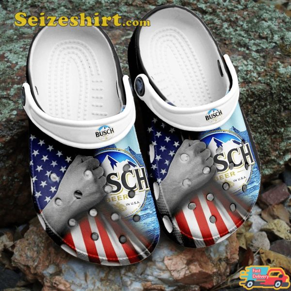 Busch Light Cool Cascade Brew Beer Lover Crocband Shoes