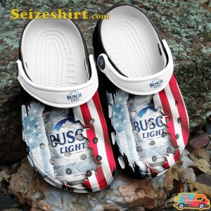 Busch Light Frosty Peak Lager Beer Lover Crocband Shoes