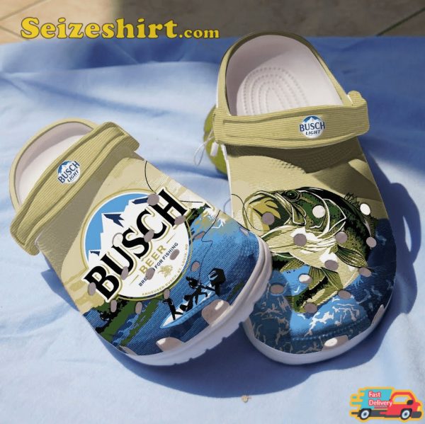 Busch Light Mountain Mist Lager Beer Lover Crocband Shoes