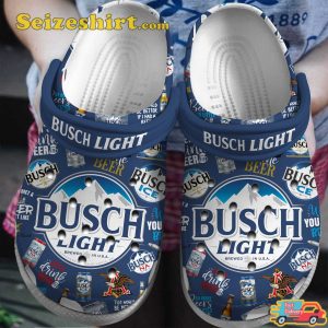 Busch Light Mountain Mist Refresh Lager Beer Lover Clogs Shoes