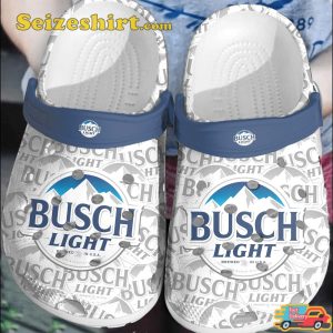 Busch Light Sunset Sip Lager Beer Lover Clogs Shoes