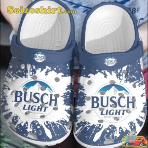 Busch Light Tranquil Twilight Brew Beer Lover Clogs Shoes