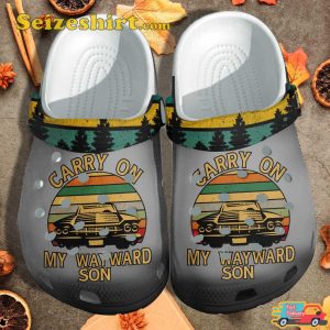 Carry On My Wayward 2022 Son Gift Shoes Clogs