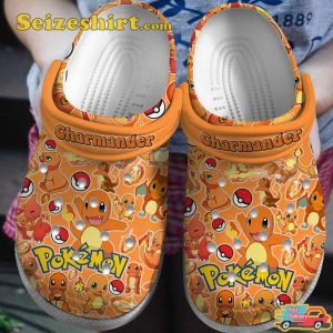 Charmander Fire Pokemon Crocs Crocband Clogs Shoes