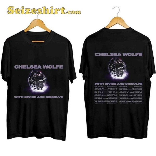 Chelsea Wolfe With Divide And Dissolve 2024 Tour Concert Gift for fans T-Shirt