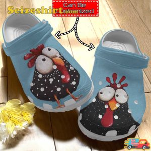 Chicken Print Personalized Beautiful Chicken Pattern Clog Shoes