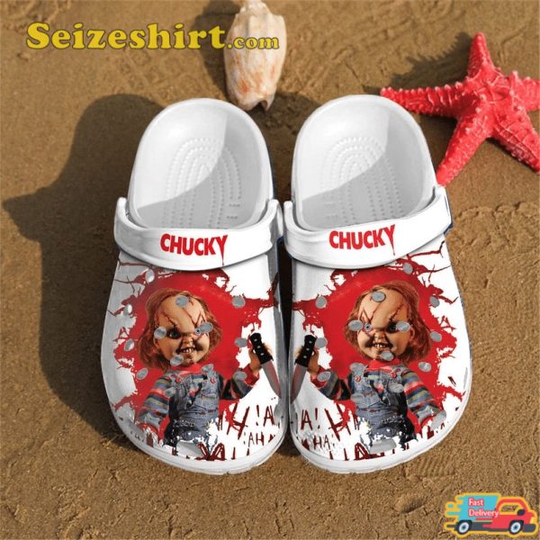 Chucky Horror Halloween Childs Play Crocs Clog