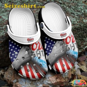 Coors Light Beer Adults Crocs Shoes