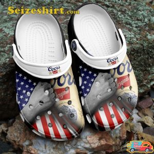 Coors Light Silver Chill Beer Lover Clogs