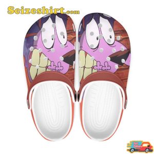 Courage The Cowardly Dog Cartoon Clogs Shoes