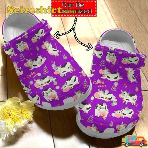 Cow Print Personalized Cute Cow Pattern Clog Shoes