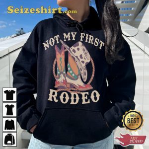 Cowgirl Rodeo Not My First Western Vintage Hoodie