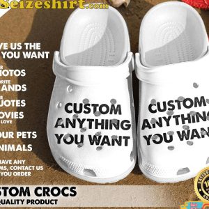 Custom Crocs Anything You Want Crocs Crocband Clogs