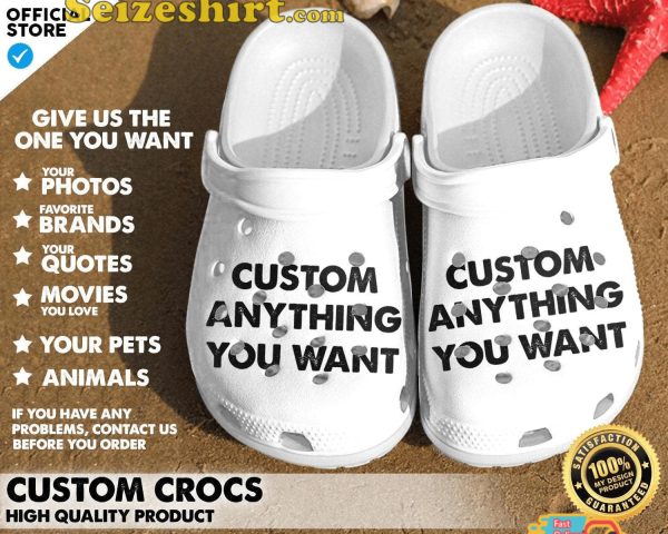 Custom Crocs Anything You Want Crocs Crocband Clogs