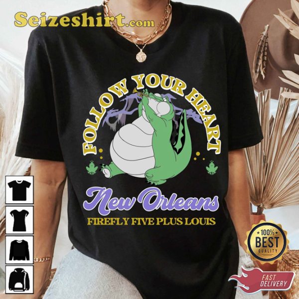 Disney Follow Your Dream The Princess And The Frog Firefly Five Shirt