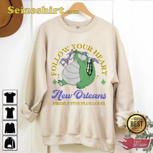 Disney Follow Your Dream The Princess And The Frog Firefly Five Shirt