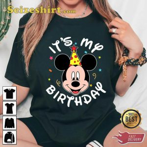 Disney Mickey And Friends Its My Birthday Celebrate T-Shirt