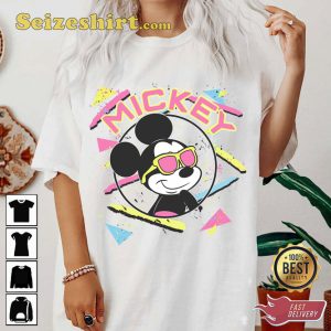 Disney Mickey And Friends Mickey Mouse 90s Disco Boy T-Shirt
