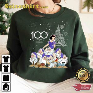 Disney Snow White And Seven Dwarfs Group Characters Anniversary Sweatshirt