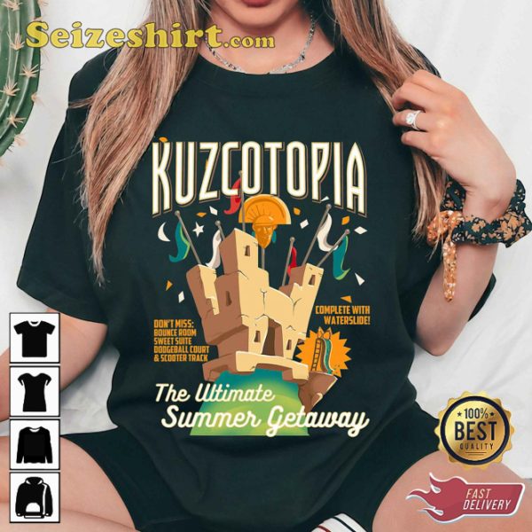 Disney The Emperors New Groove Greeting From Kuzcotopia Cartoon T-Shirt