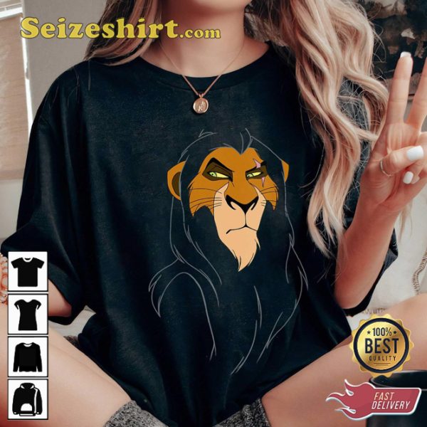 Disney The Lion King Scar Large Face Sweatshirt