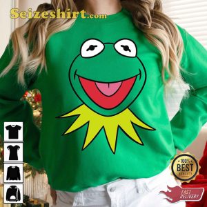 Disney The Muppets Animal Gonzo Kermit Frog Big Face Inspired Sweatshirt