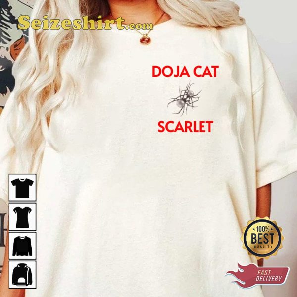 Doja Cat Tour 2023 Merch The Scarlet Tour T-shirt