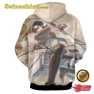 Dope Eren Yeager Colossal Titan Attack Hoodie, Sweatshirt, 3D T-shirt