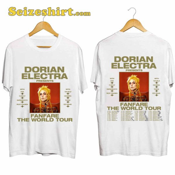 Dorian Electra 2024 Fanfare World Tour Dates T-shirt