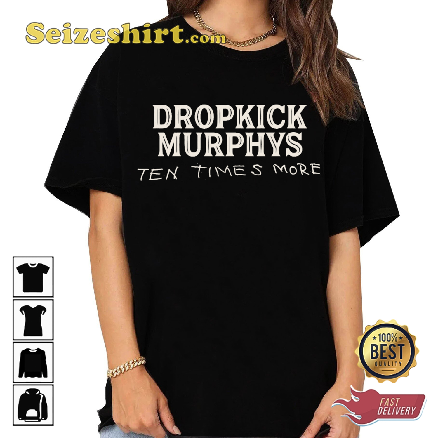 Dropkick Murphys Tour Ten Times More Song T-shirt