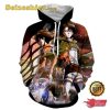 Eren Levi Epic Partner Survey Corps Hoodie, Sweatshirt, 3D Shirts